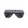 Philipp Plein Half-frame Aviator Sunglasses Women Cczj Black/black/normal/bl Nk Accessories Usa Factory Outlet