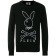 Philipp Plein X Playboy Cashmere Sweatshirt Men 02 Black Clothing Sweatshirts