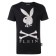 Philipp Plein X Playboy Crystal Logo T-shirt Men 0270 Black/silver Clothing T-shirts