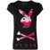 Philipp Plein X Playboy Camouflage Bunny T-shirt Women 02 Black Clothing T-shirts & Jerseys