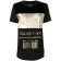 Philipp Plein Project Xyz T-shirt Women 0216 Black / Gold Clothing T-shirts & Jerseys Luxury Fashion Brands