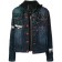 Philipp Plein Paint Splattered Denim Jacket Men 08nf No Flag Clothing Jackets Sale Tax