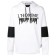 Philipp Plein Hooded Sweatshirt Men 0102 White / Black Clothing Sweatshirts Prestigious