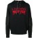 Philipp Plein Hooded Sweatshirt Men 0213 Black / Red Clothing Sweatshirts Great Deals