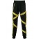 Philipp Plein Caution Strap Track Pants Men 0209 Black / Yellow Clothing Outlet Seller