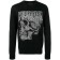 Philipp Plein Skull Intarsia Jumper Men 0201 Black / White Clothing Jumpers Free And Fast Shipping
