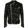 Philipp Plein Zip Detail Biker Jacket Men 02 Black Clothing Jackets Innovative Design