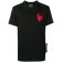 Philipp Plein Skull Print T-shirt Men 0213 Black / Red Clothing T-shirts Cheapest Online Price