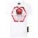 Philipp Plein Logo Skull Print T-shirt Men 0113 White / Red Clothing T-shirts Available To Buy Online