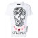 Philipp Plein Logo Skull Print T-shirt Men 01 White Clothing T-shirts Colorful And Fashion-forward