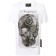 Philipp Plein Embellished Crystal Skull T-shirt Men 01 White Clothing T-shirts