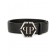 Philipp Plein Logo Buckle Belt Men 0202 Black / Accessories Belts High-end