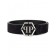 Philipp Plein Statement Logo Belt Men 14 Dark Blue Accessories Belts Where Can I Buy