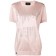 Philipp Plein Crystal Logo Knitted Top Women 62 Nude Pink Clothing Tops Discount Sale