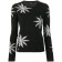 Philipp Plein Rhinestone Palm Jumper Women 02 Black Clothing Jumpers Premier Fashion Designer