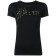 Philipp Plein Embellished Logo T-shirt Women 02 Black Clothing T-shirts & Jerseys Cheap