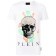 Philipp Plein Skull Grafitti T-shirt Men 01 White Clothing T-shirts High-tech Materials