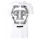 Philipp Plein Logo Patch T-shirt Men 01 White Clothing T-shirts Exclusive Range