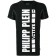 Philipp Plein Stripes T-shirt Men 02 Black Clothing T-shirts Exclusive Range