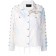 Philipp Plein Pp1978 Denim Jacket Women 21 Multicolor Clothing Jackets In Stock