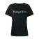 Philipp Plein Rhinestone Logo T-shirt Women 0270 Black / Silver Clothing T-shirts & Jerseys Incredible Prices