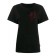 Philipp Plein Sequin Logo T-shirt Women 0213 Black/ Red Clothing T-shirts & Jerseys Competitive Price