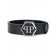 Philipp Plein Logo Buckle Belt Men 02 Black Accessories Belts Enjoy Great Discount