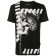 Philipp Plein Skull Graphic T-shirt Men 0201 Black Clothing T-shirts Premier Fashion Designer