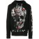 Philipp Plein Dollar Skull Print Hoodie Men 02 Black Clothing Hoodies Online Shop