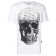 Philipp Plein Skull Print T-shirt Men 01 White Clothing T-shirts Usa Discount Online Sale