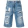 Philipp Plein Destroyed Denim Bermudas Men 07es Electro Sunset Clothing Shorts Wholesale Price