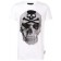 Philipp Plein Rhinestone-embellished Skull T-shirt Men 01 White Clothing T-shirts