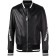 Philipp Plein Tm Bomber Jacket Men 0201 Black / White Clothing Leather Jackets Cheapest