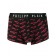 Philipp Plein Logo Boxers Men 0213 Black / Red Clothing Briefs & Cheap Sale