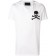 Philipp Plein Skull Motif T-shirt Men 01 White Clothing T-shirts Largest Collection