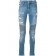 Philipp Plein Ripped Detail Biker Jeans Men 07es Electro Sunset Clothing Skinny Official Online Website