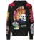 Philipp Plein Pizza Boy Patchwork Hoodie Men 02 Black Clothing Hoodies Lowest Price