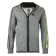 Philipp Plein Logo Stripe Zip Front Hoodie Men 10 Grey Clothing Hoodies Attractive Price