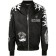 Philipp Plein Logo Patchwork Bomber Jacket Men 0201 Black / White Clothing Jackets Outlet