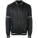 Philipp Plein Padded Bomber Jacket Men 0201 Black / White Clothing Jackets Timeless