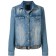 Philipp Plein Stonewashed Denim Jacket Women 07md Marmaid Clothing Jackets Stable Quality