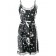 Philipp Plein Skull Print Belted Slip Dress Women 02 Black Clothing Cocktail & Party Dresses Lowest Price Online