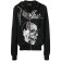 Philipp Plein Skull Print Zipped Hoodie Men Black Clothing Hoodies New Arrival