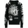 Philipp Plein 'pizza Skull' Sweatshirt Men 0201 Black White Clothing Sweatshirts Stable Quality