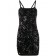 Philipp Plein Sequin Embroidered Cocktail Dress Women 02 Black Clothing & Party Dresses