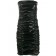 Philipp Plein Ruched Cocktail Dress Women 02 Black Clothing & Party Dresses Entire Collection