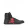 Philipp Plein Skull Print Hi-top Sneakers Men Black Red Shoes Hi-tops World-wide Renown