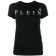 Philipp Plein Printed Logo T-shirt Women 02 Black Clothing T-shirts & Jerseys Cheapest