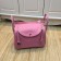 Hermes Lindy 30cm Handbag Pink Silver