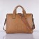 Hermes Calf Leather 8078 Handbag Light Coffee Silver